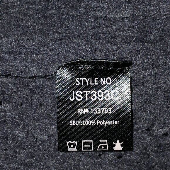 POL OVERSIZED TURTLENECK SWEATER BOLD CHEVRON STRIPES RUST CREAM NAVY WOMENS MED - Picture 4 of 8